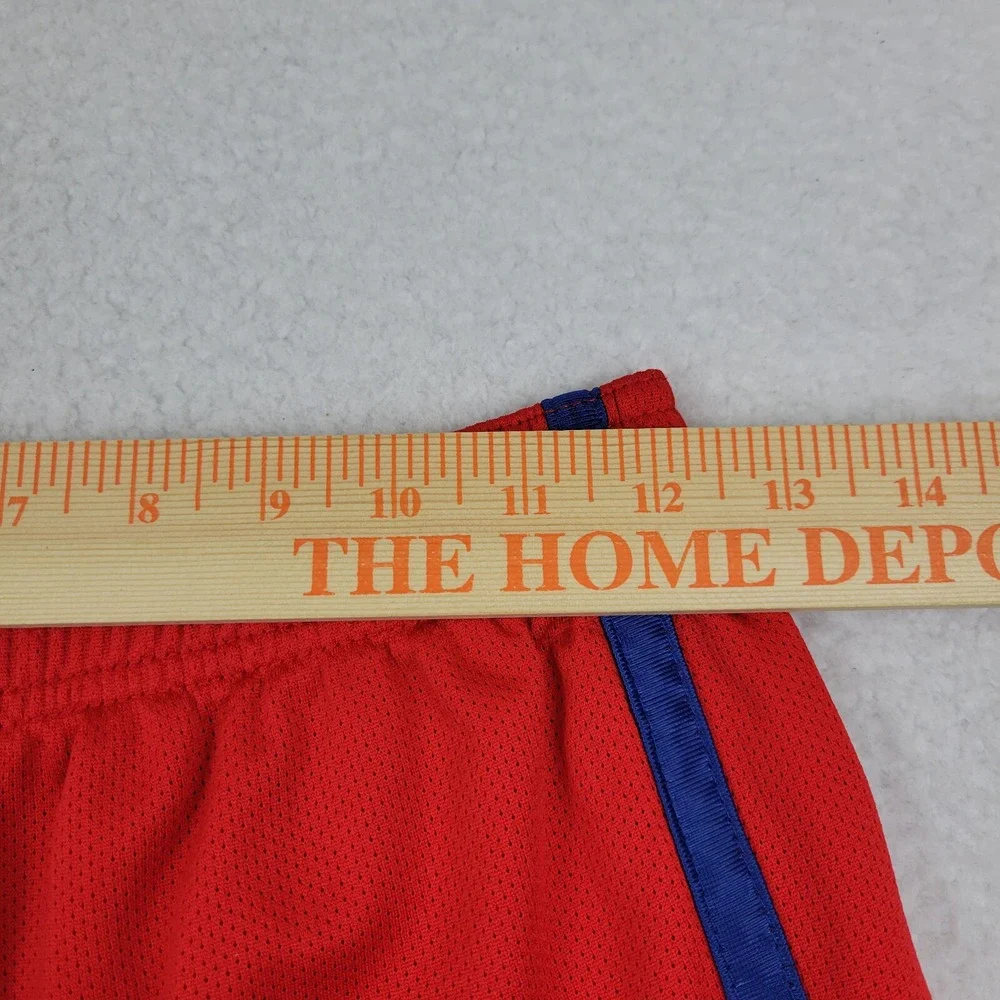MLB‎ Chicago Cubs Basketball Shorts Kids XXL 18 Red Polyester Mesh Athletic